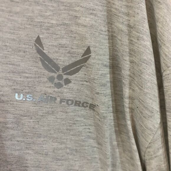 Soffe US AIR FORCE XL long sleeve graphic tshirt metallic shiny - Picture 3 of 5